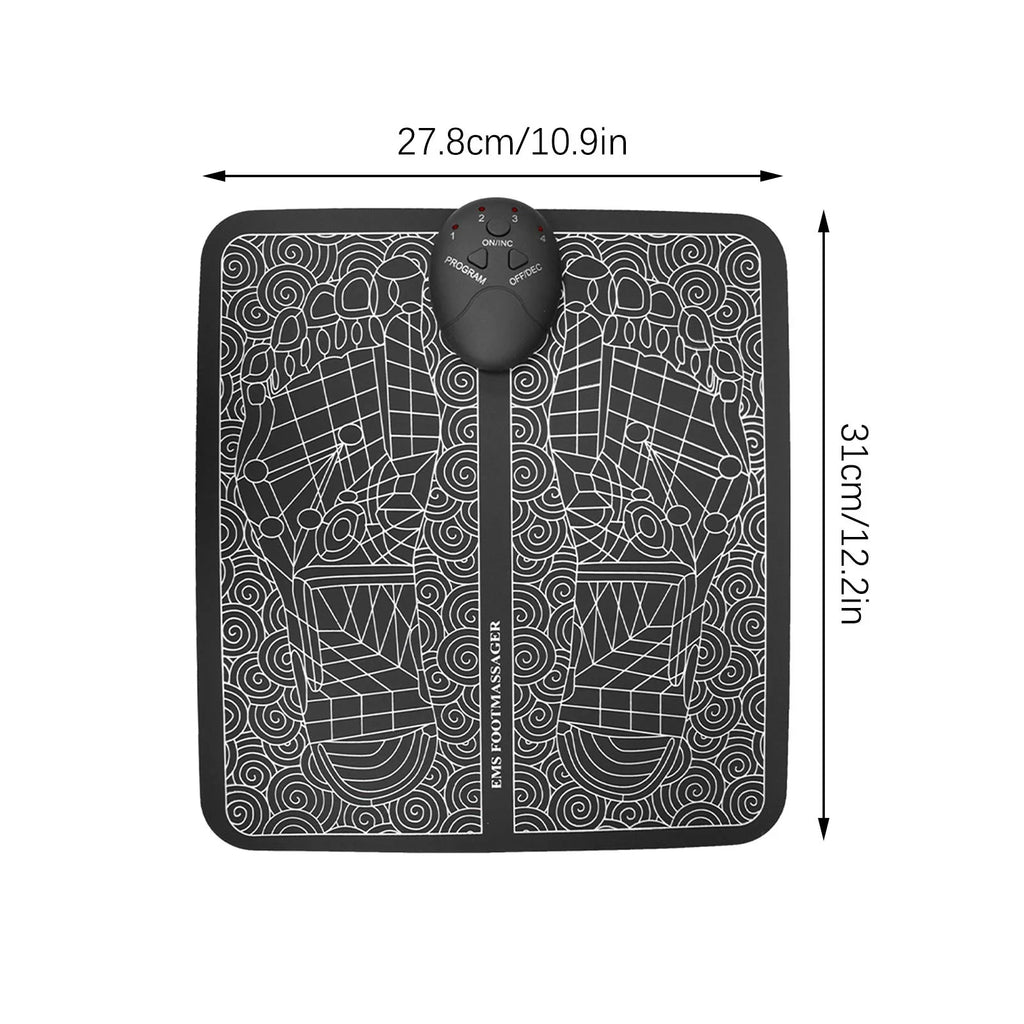 Foot Massager Mat for Neuropathy,Foot Massager Pad for Pain Plantar Relief,Smart Electric Foot Massager Acupuncture Apparatus Improves Blood Circulation Relieves Pain Health Care
